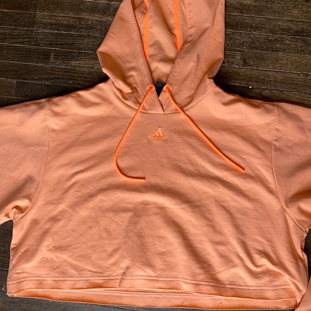 Adidas crop top Hoodie